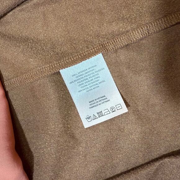 Moulinette Soeur Foil Cooper Pleated Skirt Size XS Rose Gold Anthropologie Rave - Picture 5 of 7